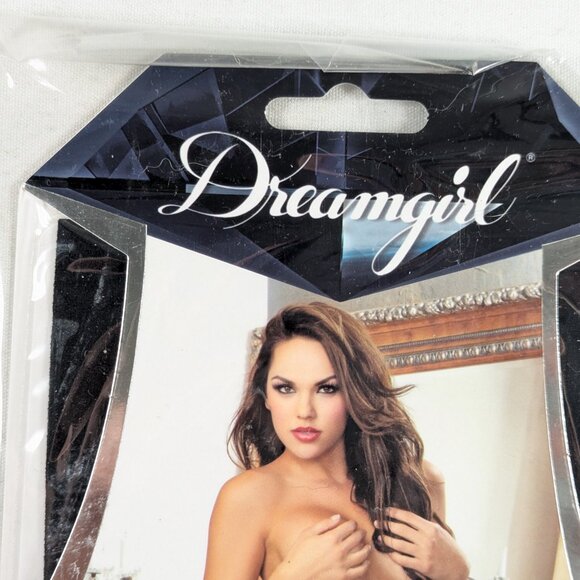 NWT Dreamgirl 100% nylon stockings sheer thigh high with lace top, Dream Girl - Picture 3 of 7